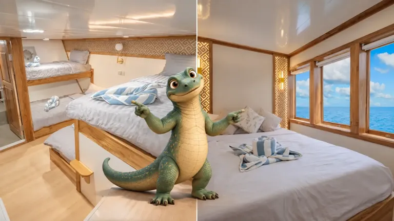 Shared or Private Cabin on a Komodo Open Trip?